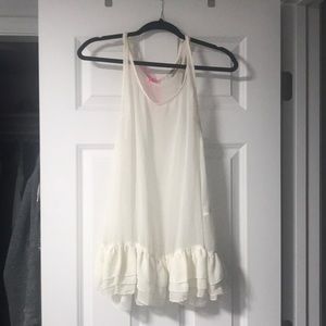 Free people white ballet tunic